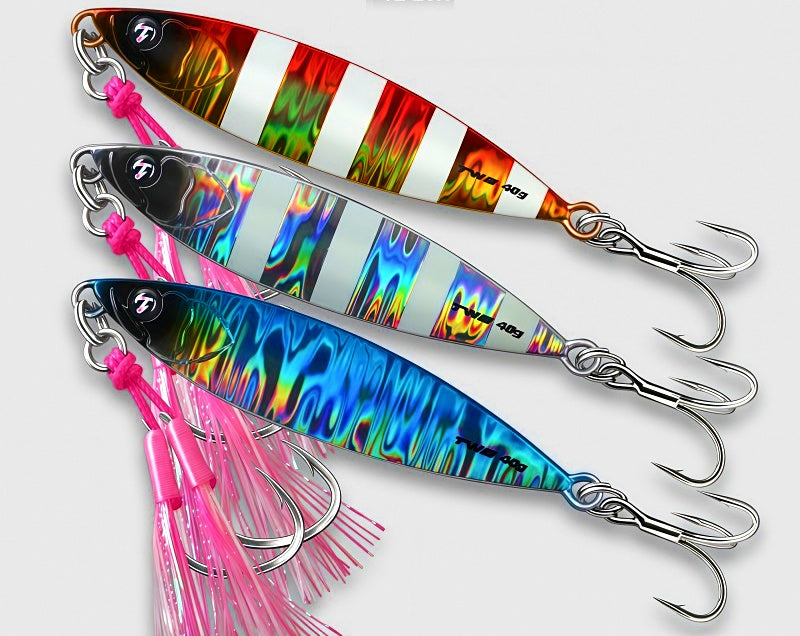Glow Metal Jig, 40–120 g (1.4–4.2 oz), Bare or Double Hook – product photo