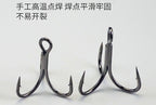 Barbed Treble Hooks, Tin or Black Nickel, 10-Pack, Sizes 2-10 – product photo
