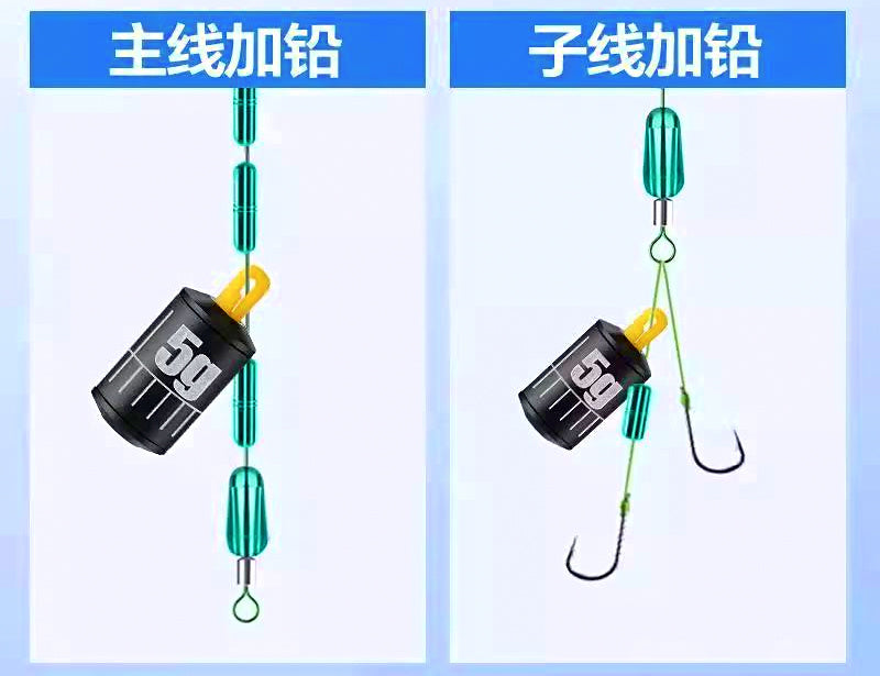 Quick-Release Lead Sinker, 1.5–8 g (0.05–0.28 oz) – product photo
