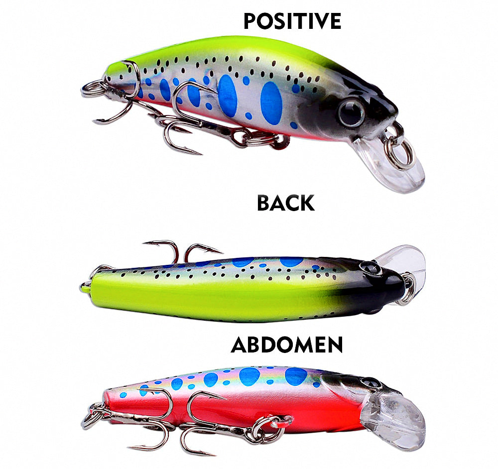 Short Lip Sinking Minnow Lure, 7 g (0.25 oz) – product photo