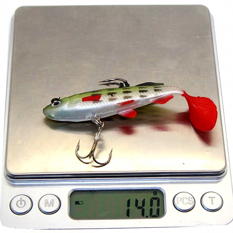 Lead Head Paddle Tail Soft Swimbait, 14 g (0.5 oz), 8 cm – product photo
