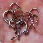 Chinu Hooks, Barbed Eyed, Loose Pack (10/50/100 pcs) – product photo