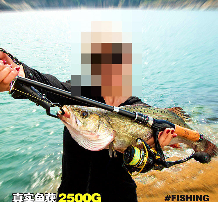 Telescopic Rod and Reel Combo, 1.6–2.1 m (5.2–6.9 ft) – product photo