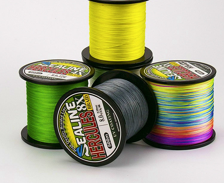 4 & 8 Strand PE Braided Fishing Line, 500 m (547 yd) – product photo