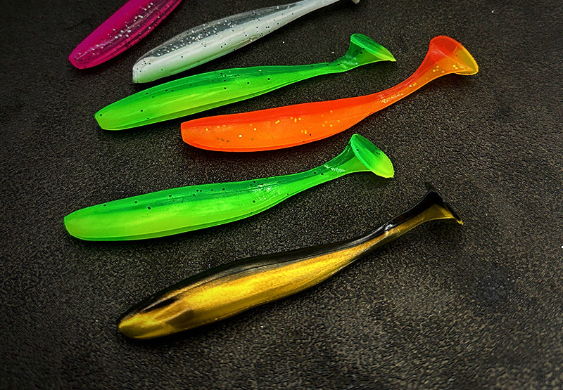 T-Tail Soft Plastic Grub Set, 3–8.5 cm (1.2–3.3 in) – product photo