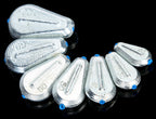 Heart-Shaped Galvanized Iron Sinker, 0.7–3.5 oz (20–100 g) – product photo