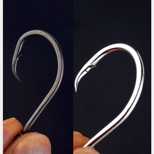 Barbed Circle Hooks, High Carbon Steel, Size 16–24 – product photo