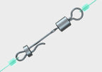 Stainless Steel Snap Swivels, Large Opening Quick Snap – product photo