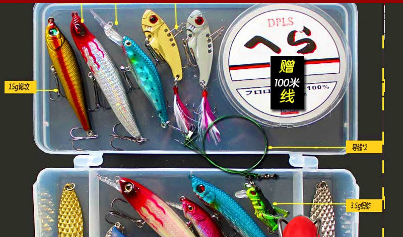 Lure Assortment Kit: VIB, Soft Baits, Metal Jigs, 12-373 Pc – product photo