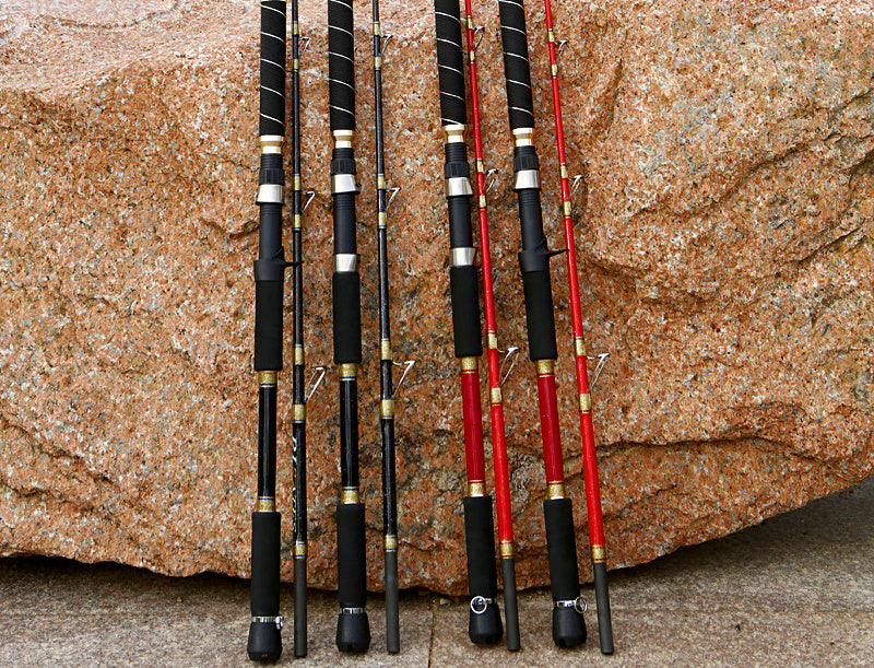 Extra Heavy Fiberglass Boat Rod, 1.65–2.1 m (5.4–6.9 ft) – product photo