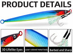 Fast-Sinking Metal Jig, 80–300 g (2.8–10.6 oz) – product photo