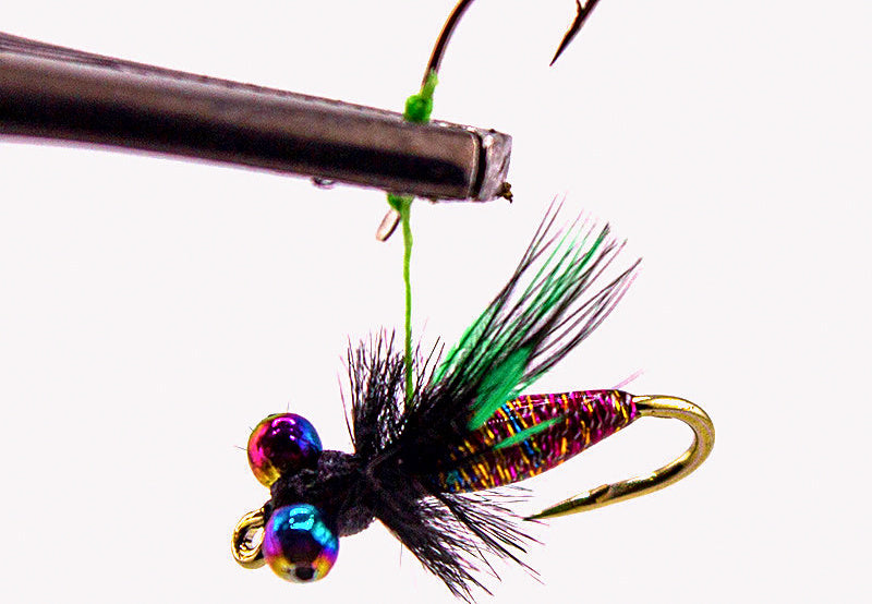 Barbed Double Hooks Size 12–16 & Casting Aids for Micro Lures – product photo