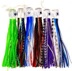 6 in Trolling Squid Skirt Lure for Tuna & Marlin, Resin Head – product photo