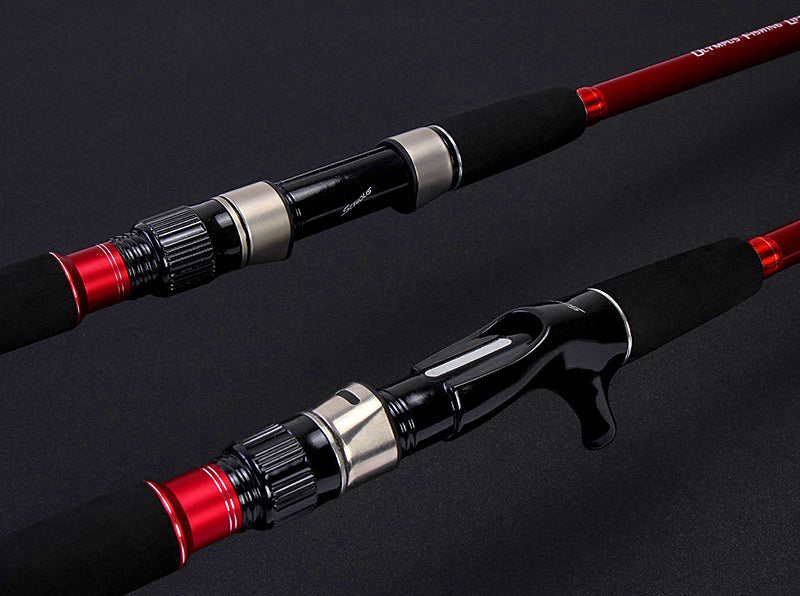 Carbon Boat Jig Rod, 2-Piece, Extra-Hard, 1.8–2.28 m (6–7.5 ft) – product photo