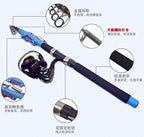 Fiberglass Automatic Long-Cast Sea Rod, 2.1–3.0 m (6.9–9.8 ft) – product photo