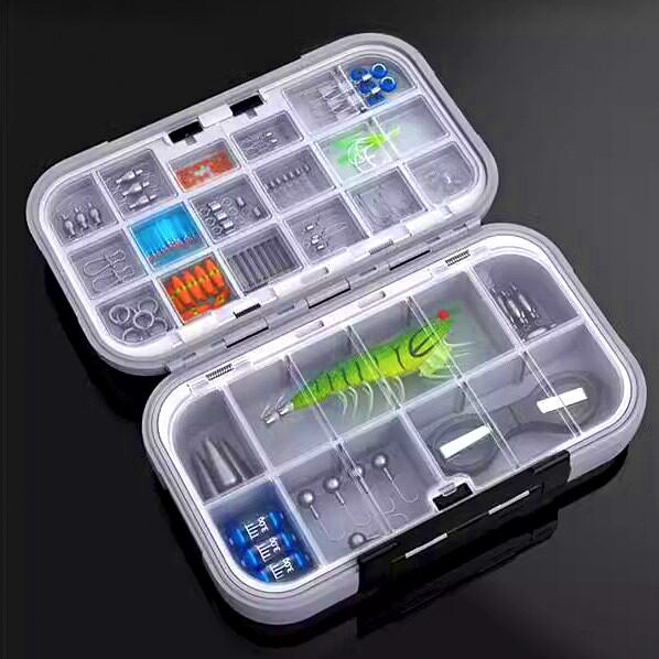 Small Parts Tackle Box for Hooks & Lures, 9–30 Compartments