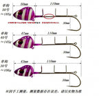 Glow Iron Plate Jig, Single/Double Hook, 37.5–185 g (1.3–6.5 oz) – product photo