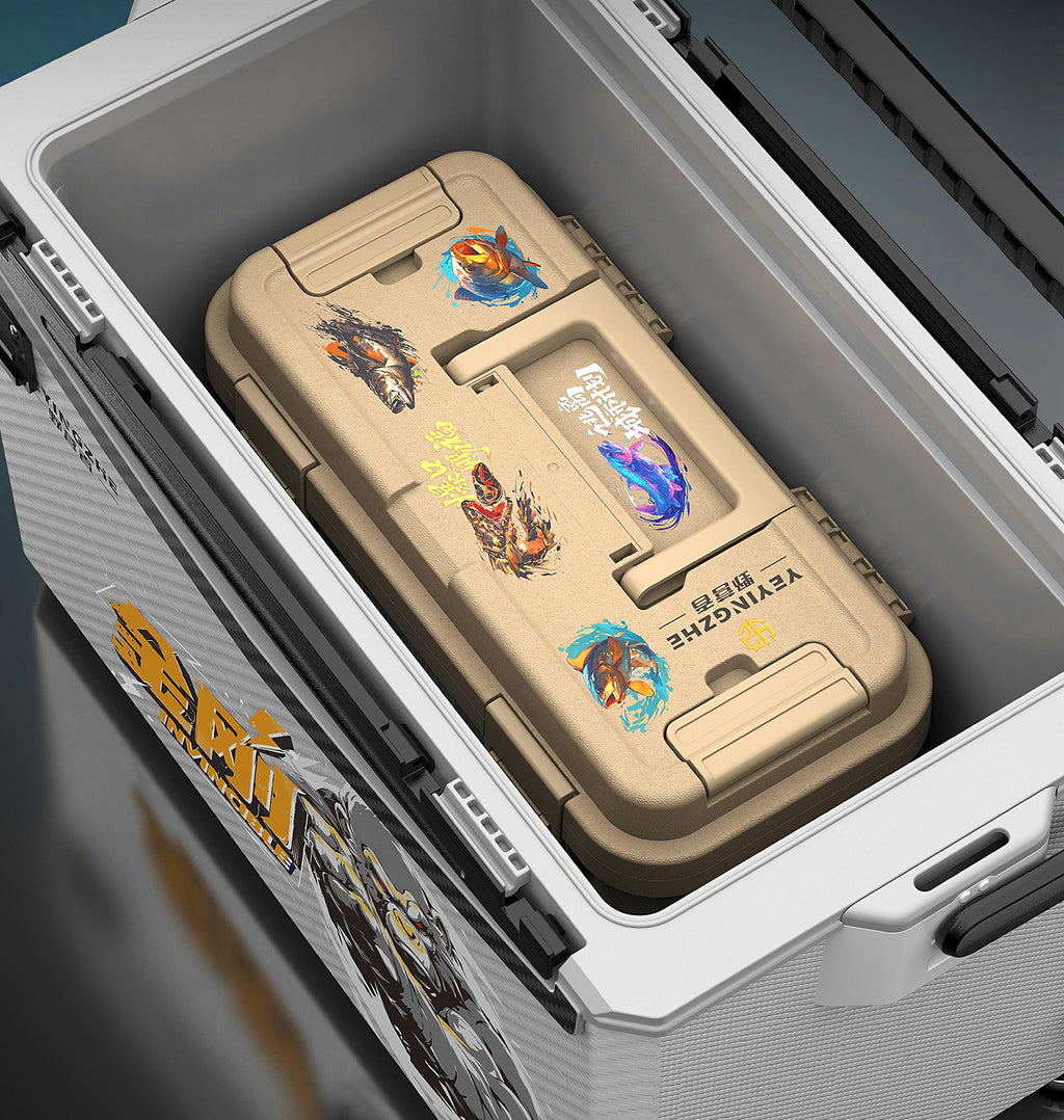 Extended Tackle Storage Box with Built-In Tool Tray – product photo