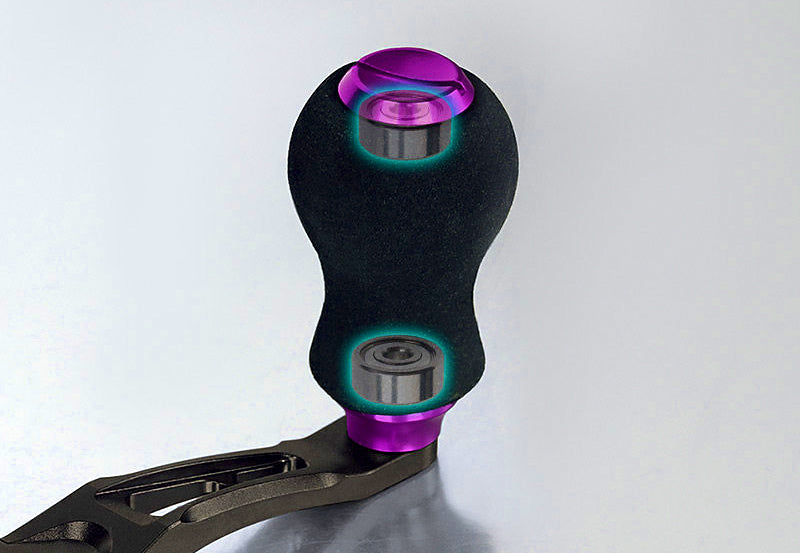 Baitcasting Reel Upgrade Handle, 130 mm Aluminum Double Arm – product photo
