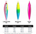 Glow UV Metal Jig, 60–100 g (2.1–3.5 oz) – product photo