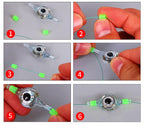 Underwater LED Fish Attracting Light, Double Cylinder – product photo