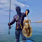 Glow Squid Jig, Shrimp Style, Size 3.0 / 3.5 – product photo