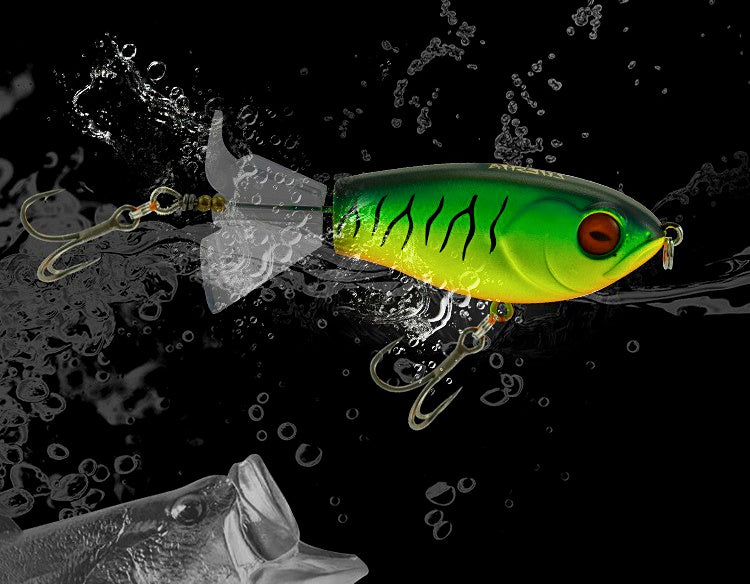 Triple-Blade Topwater Floating Pencil Lure, 5 Colors – product photo