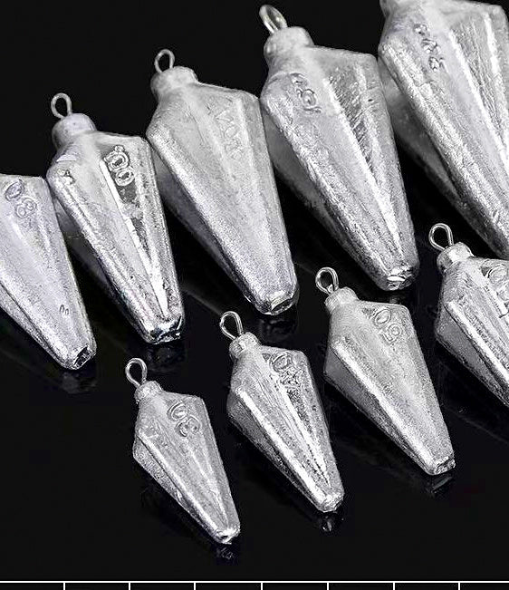 Starfruit Sinker with Eyelet, 30-200 g (1-7 oz), Lead – product photo