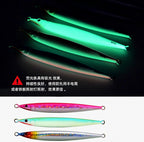 Slow Pitch Jig, Glow & 3D Colors, 60–100 g (2.1–3.5 oz) – product photo