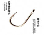 Barbed Eyed Hooks, Sizes 10–14, Saltwater Boat Fishing – product photo