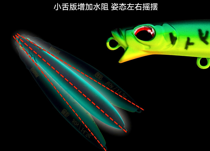 Sinking Pencil Lure, 8–25 g (0.3–0.9 oz), 70–95 mm – product photo