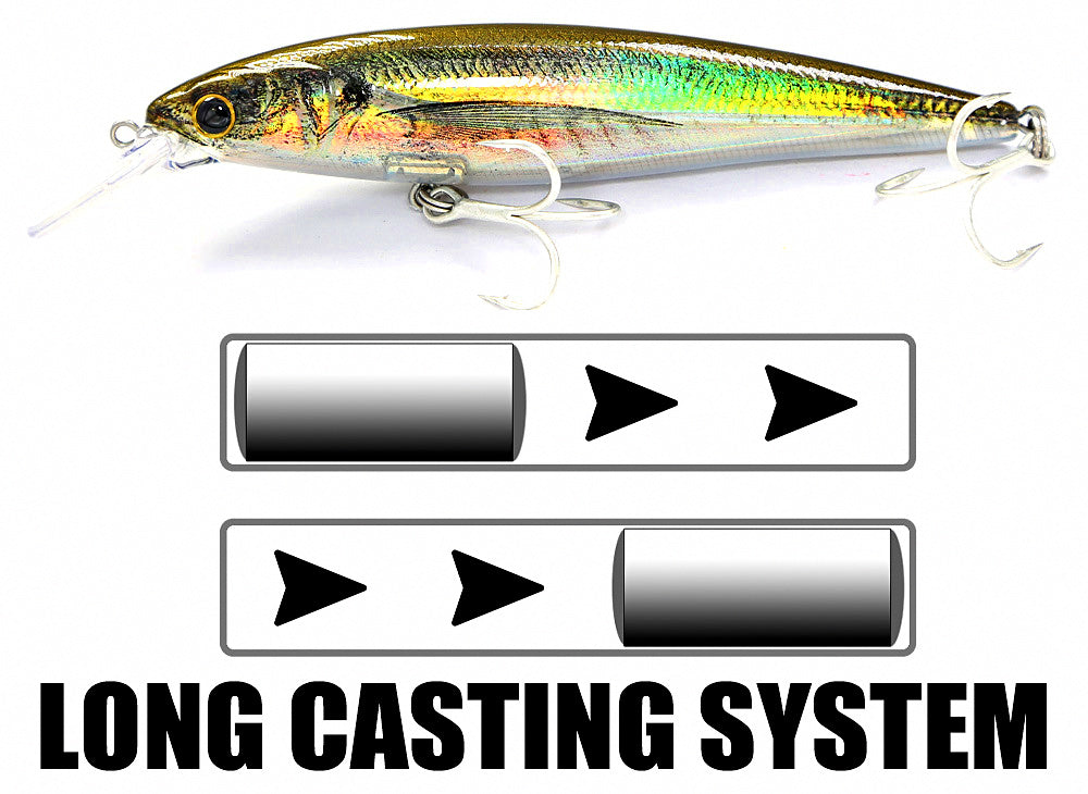 3D Printed Floating Minnow Lure, 120 mm (4.7 in), 21.6 g (0.76 oz) – product photo