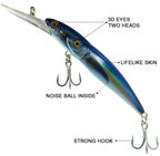 Floating Double-Head Topwater Lure, 24 cm (9.4 in) 83 g – product photo