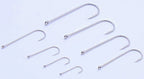 Aberdeen Long Shank Baitholder Hooks, Barbed, 1000 pcs – product photo