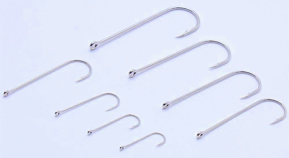 Aberdeen Long Shank Baitholder Hooks, Barbed, 1000 pcs – product photo