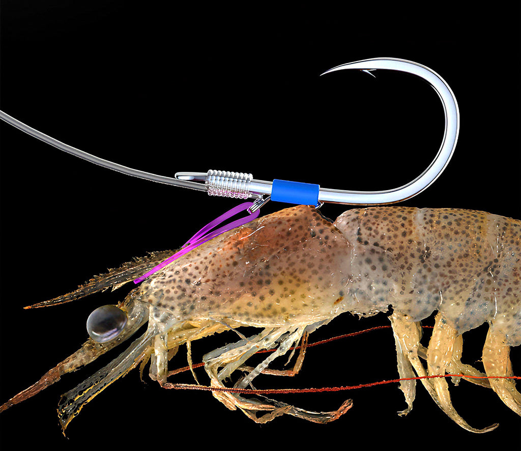 Live Shrimp Bait Hook with Spring, High-Carbon Steel – product photo