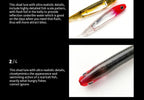 Curl T-Tail Soft Swimbait Lures, 5-Pack – product photo