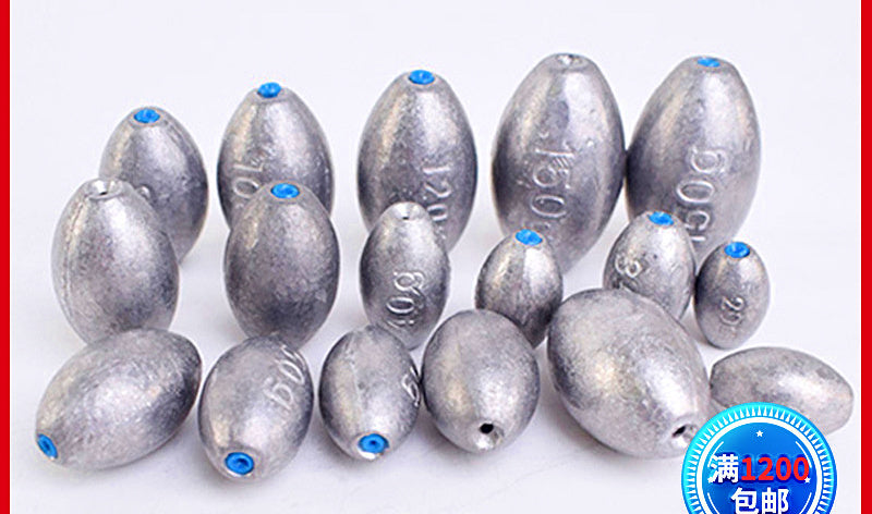 Olive Lead Sinker, 0.02–10.6 oz (0.5–300 g) – product photo