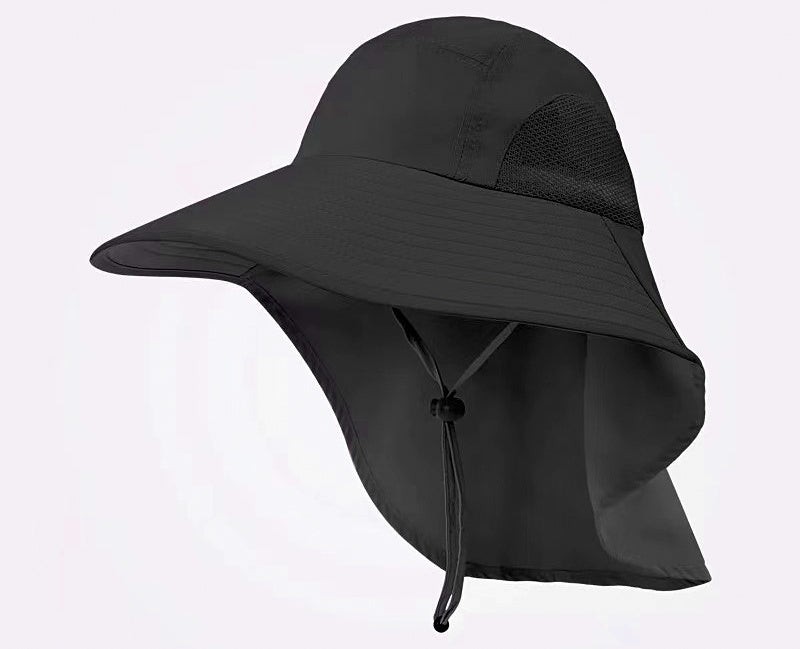 Wide Brim Sun Fishing Hat, Water-Resistant, Adjustable – product photo