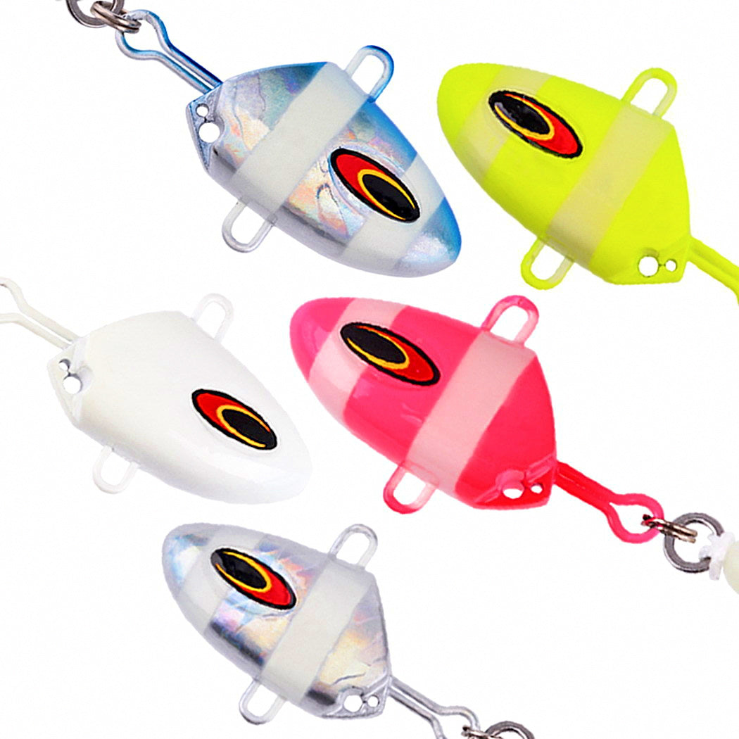 Slow Pitch Jig with Treble Hooks, 100–300 g (3.5–10.6 oz)