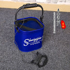 Collapsible Fishing Bucket with Handle, PVC, 20 or 24 cm – product photo