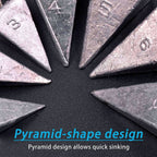 Pyramid Sinker with Eye, Lead, 1–16 oz (28–448 g) – product photo