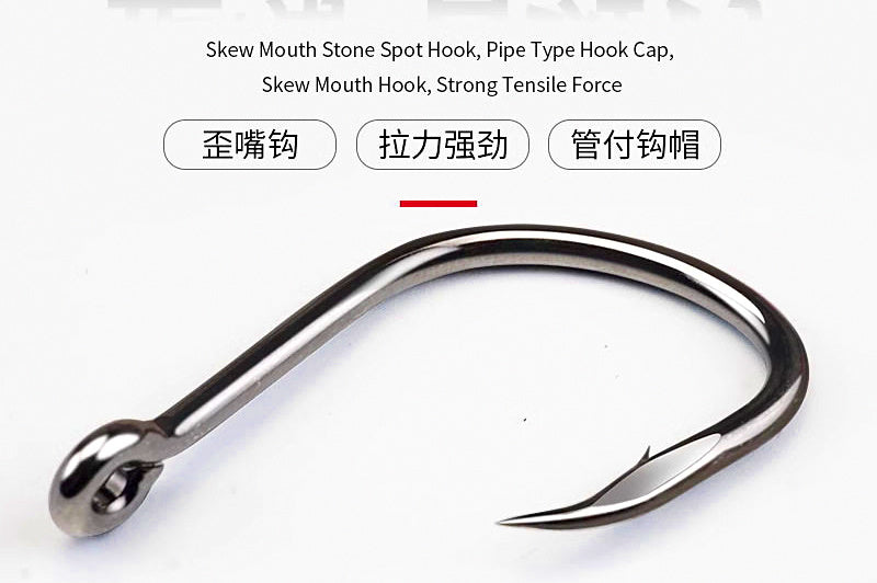 Big Game Saltwater Hooks, High-Carbon Steel, 10–100 Pack – product photo