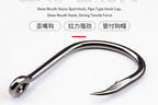 Big Game Saltwater Hooks, High-Carbon Steel, 10–100 Pack – product photo