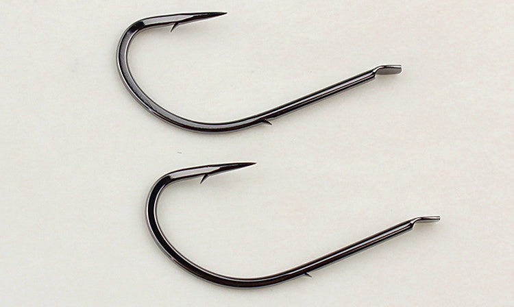 Barbed Long Shank Bulk Fishing Hooks, No. 9–19 – product photo