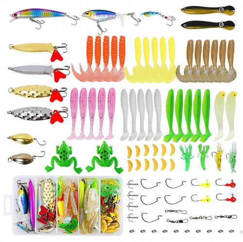 Assorted Lure Kit, Minnow, Spoon & Metal Jig, 12–88 Pc – product photo