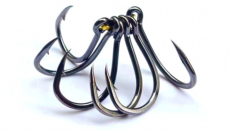 Barbed Grouper Hooks, Sizes 2/0–12/0, Boat Fishing – product photo