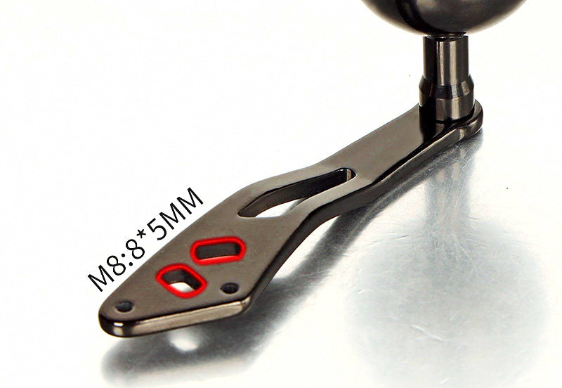 Aluminum Alloy Reel Handle, Single Arm Replacement – product photo