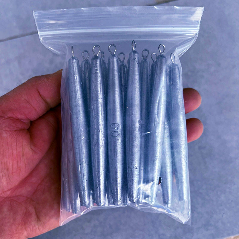 Bulk Pencil Sinker with Eye, 30–200 g (1.1–7.1 oz) – product photo