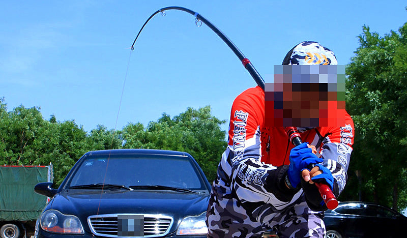Extra-Stiff Carbon 4-Section Rod, 2.7–4.5 m (8.9–14.8 ft) – product photo